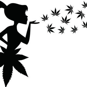Cannabis Decal - Marijuana Fairy