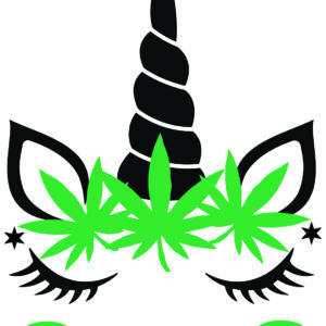 Cannabis Decal - Unicorn