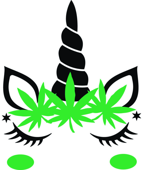 Cannabis Decal - Unicorn