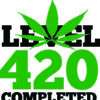 Cannabis Decal - Gamer - Level 420 Completed