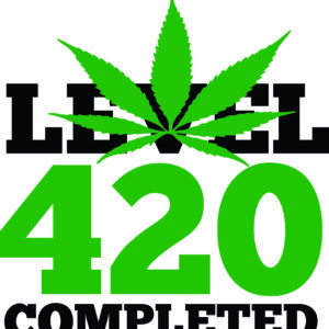 Cannabis Decal - Gamer - Level 420 Completed