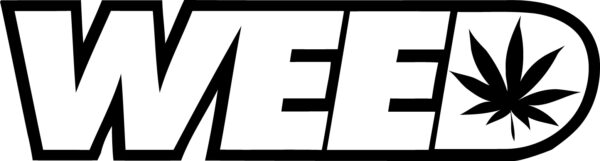 Cannabis Decal - Weed Word