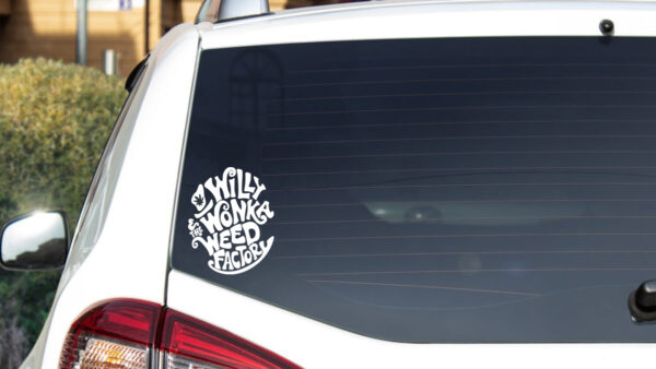 Cannabis Decal - Willy Wonka Weed Factory