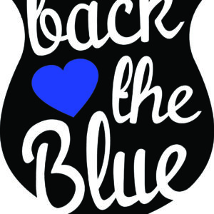 Military Decal - Back The Blue
