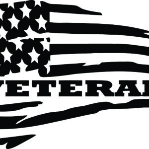 Military Decal - Veteran Flag