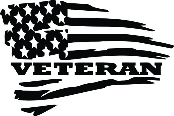 Military Decal - Veteran Flag