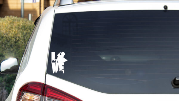 Military Decal - Firefighter LOVE