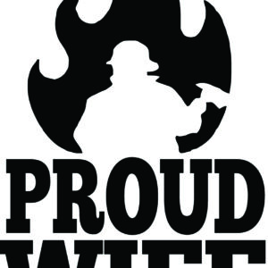 Military Decal - Proud Firefighter Wife