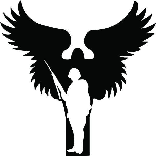 Military Decal - Angel Soldier