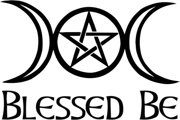 Wicca Decal - Blessed Be
