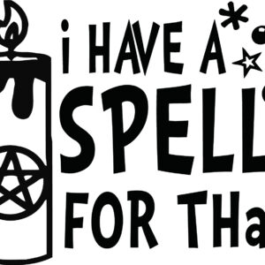 Wicca Decal - I Have A Spell For That