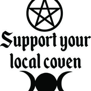 Wicca Decal - Support Your Local Coven