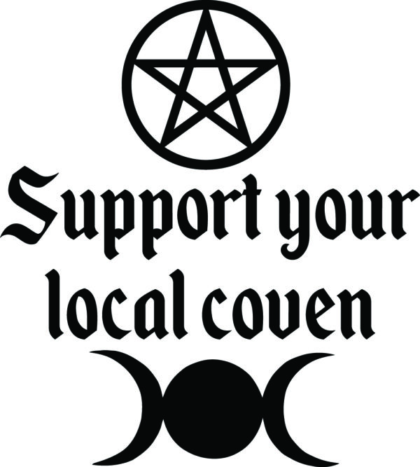 Wicca Decal - Support Your Local Coven