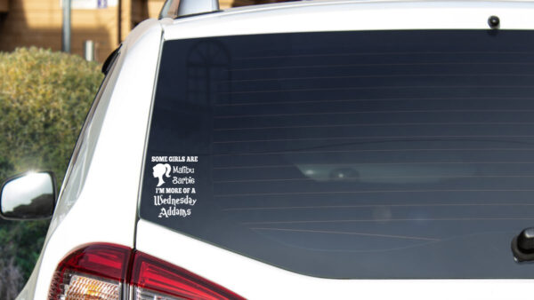 Misc Decal - Malibu Barbie - Wednesday Addams