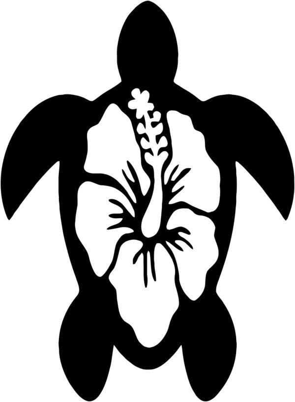Misc Decal - Hawaiian Turtle