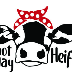 Misc Decal - Not Today Heifer