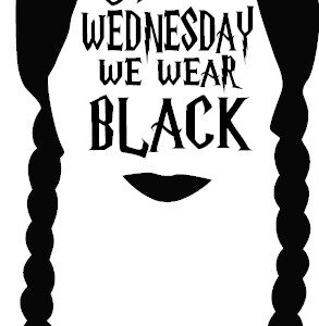 Misc Decal - On Wednesday We Wear Black