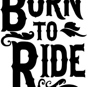Misc Decal - Born To Ride
