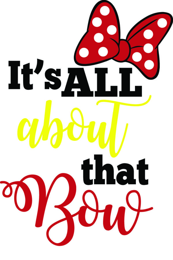 Misc Decal - It's All About The Bow