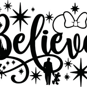 Misc Decal - Disney Believe Magic Kingdom