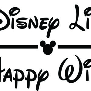 Misc Decal - Disney Life Happy Wife