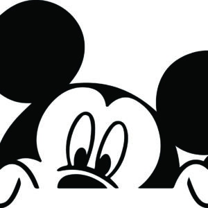 Misc Decal - Disney Peeking Mickey