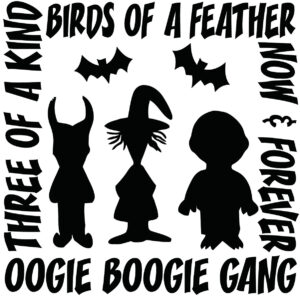 Misc Decal - Nightmare Before Christmas - Lock, Shock & Barrel
