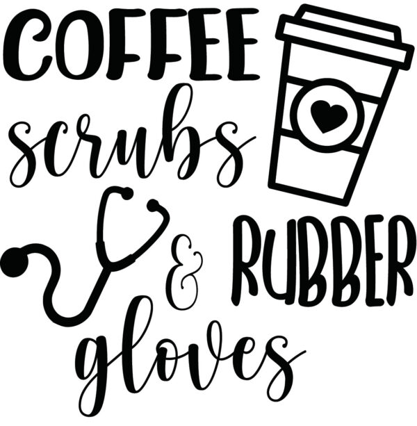 Misc Decal - Coffee Scrubs & Rubber Gloves