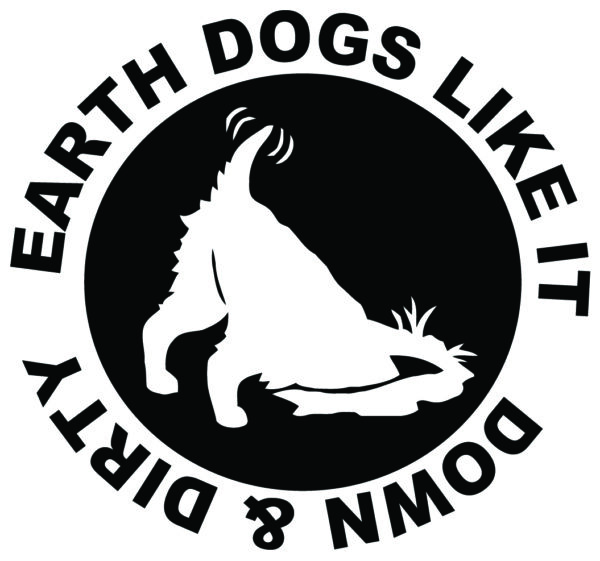 Barn Hunt Decal - Earthdogs Like It Down & Dirty