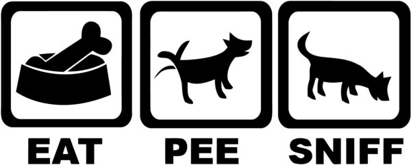 Barn Hunt Decal - Eat Pee Sniff