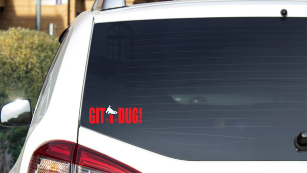 Barn Hunt Decal - Git R Dug