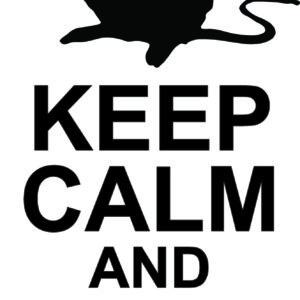 Barn Hunt Decal - Keep Calm & Find Rats