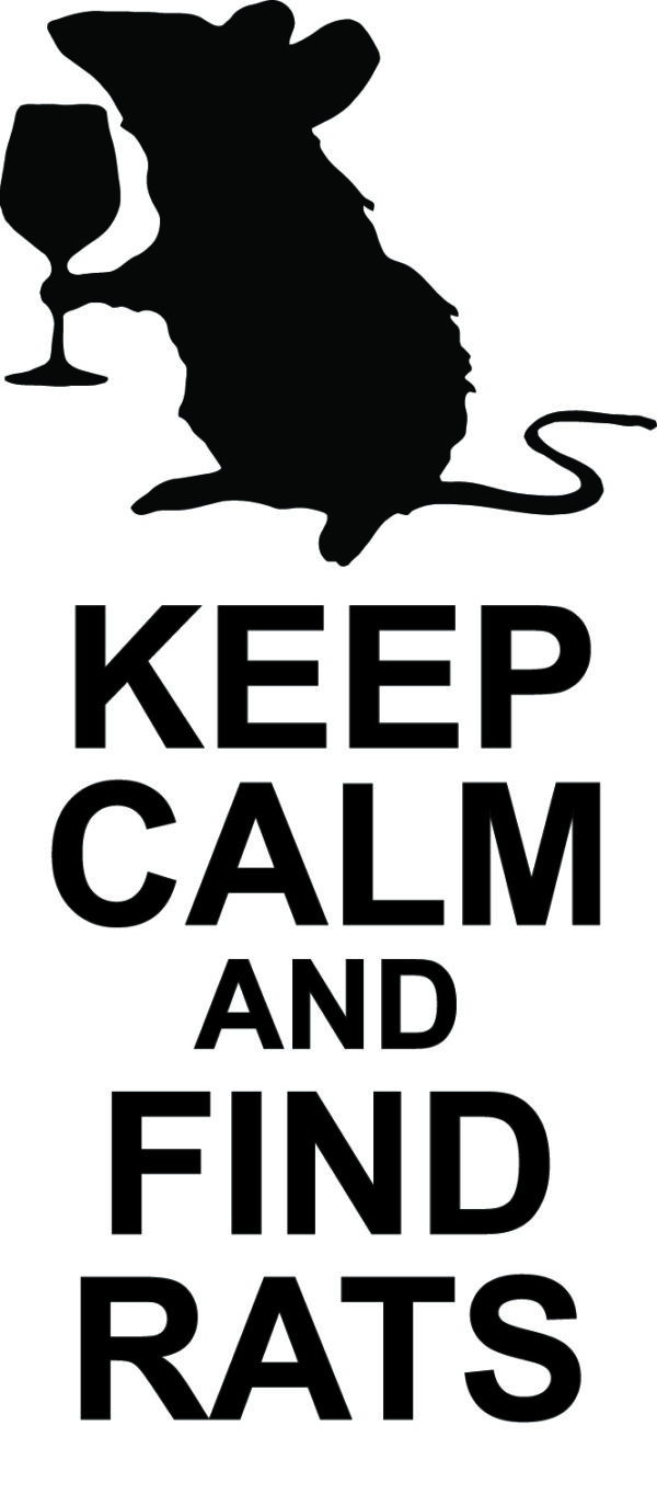 Barn Hunt Decal - Keep Calm & Find Rats