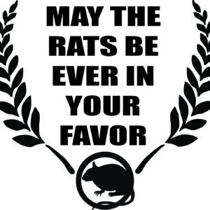 Barn Hunt Decal - May The Rats Be Ever In Your Favor