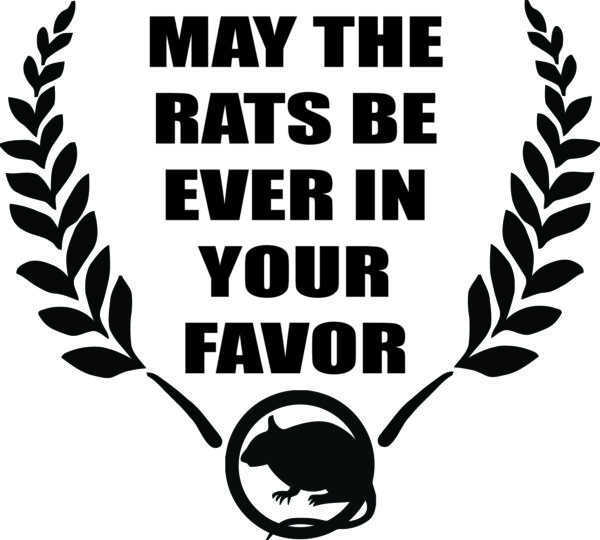 Barn Hunt Decal - May The Rats Be Ever In Your Favor