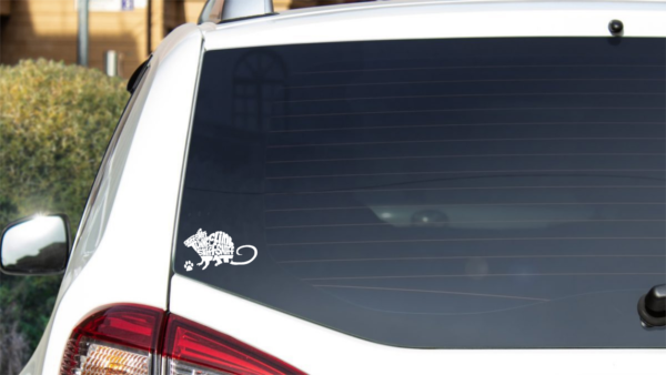 Barn Hunt Decal - Rat Word