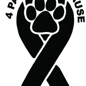 Cancer Decal - 4 Paws 4 The Cause
