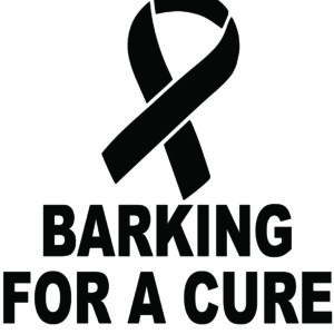 Cancer Decal - Barking 4 A Cure