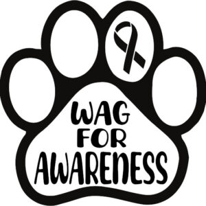 Cancer Decal - Wag 4 Awareness