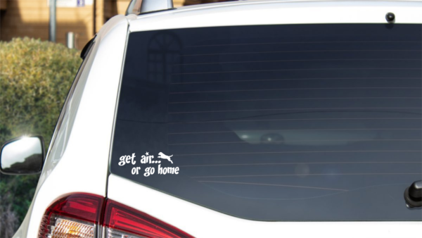 Dock Jumping Decal - Get Air Or Go Home