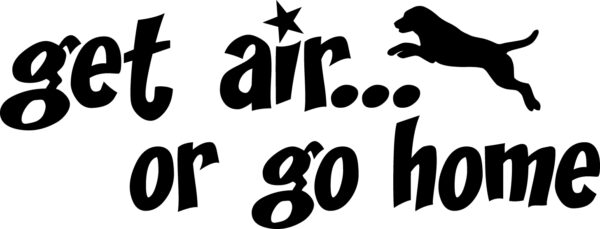 Dock Jumping Decal - Get Air Or Go Home