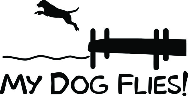 Dock Jumping Decal - My Dog Flies