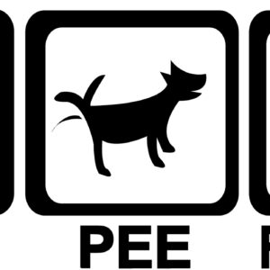 Flyball Decal - Eat Pee Flyball