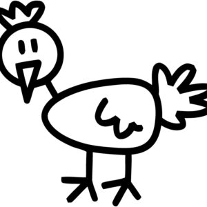 Misc Decal - Stick Chicken