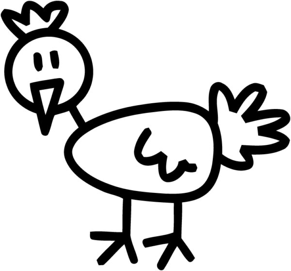 Misc Decal - Stick Chicken