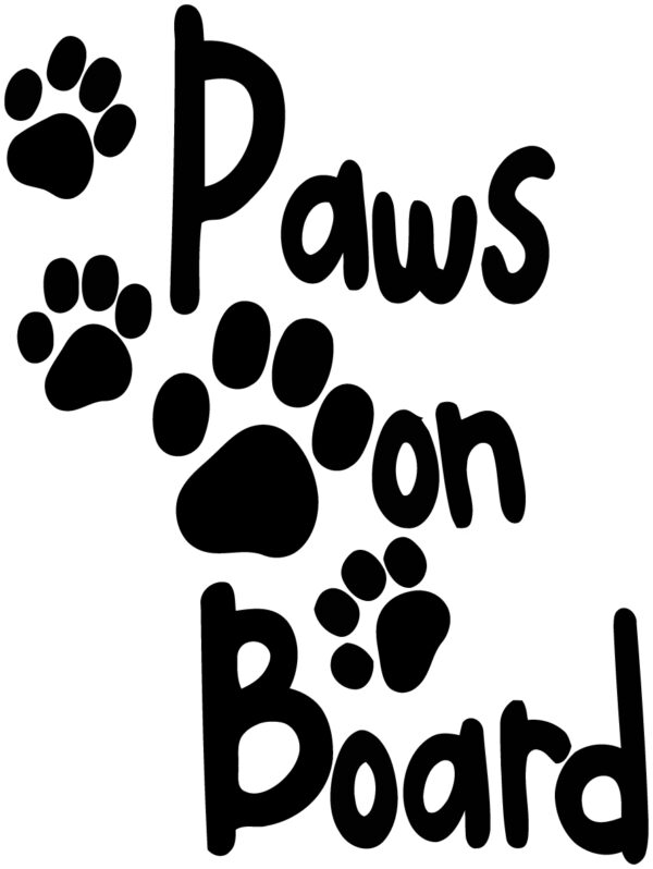 Misc Decal - Paws On Board