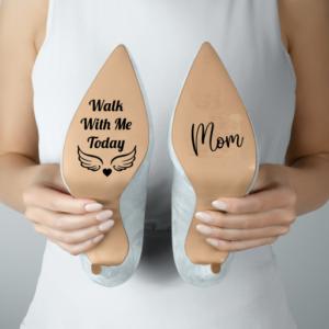 Bridal Shoes Decal - Walk With Me Today Mom