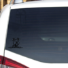 Breed Decal - Peeking Airedale