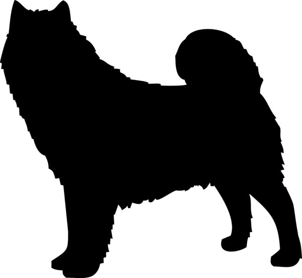 Breed Decal - Silhouette Alaskan Malamute