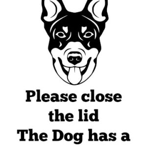 Breed Decal - The Dog Has A Drinking Problem - Australian Kelpie